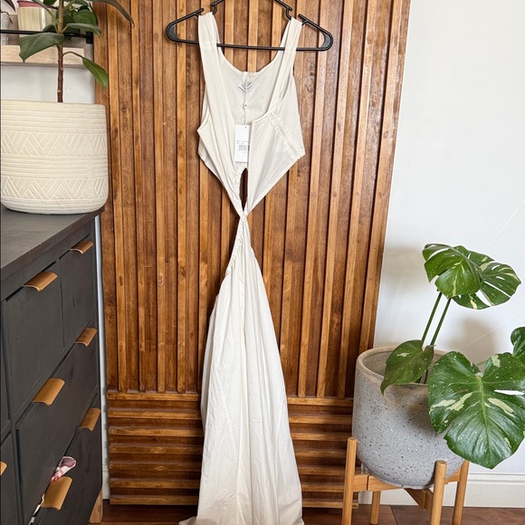 Anine Bing Dione White Dress. NWT L 100% cotton - Picture 3 of 9